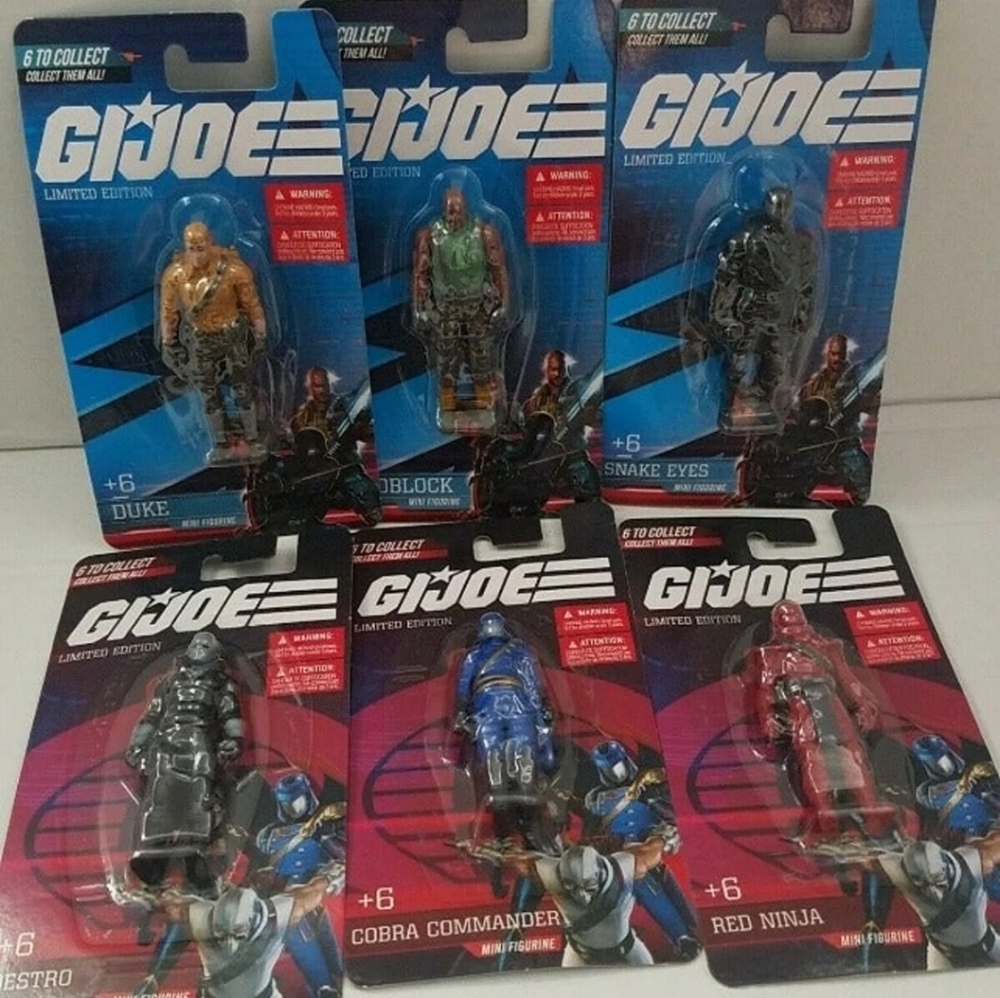 Gi Joe Mini Action figures 2.5